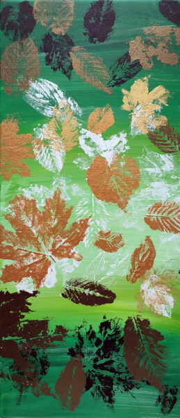 Green color of autumn