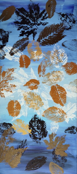 Blue color of autumn