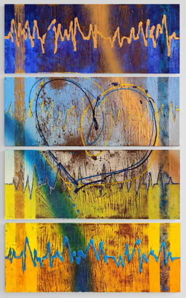 Heartbeat code (Polyptych)
